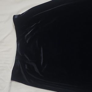 Liz Claiborne Long Velvet Skirt, Black - NWOT,  Size SP